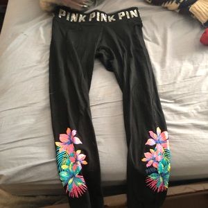 Pink sequins leggings